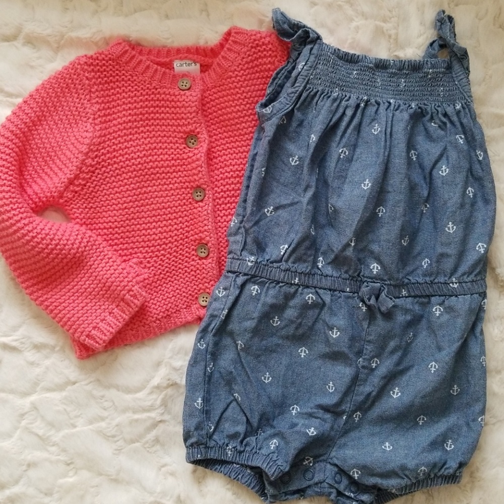 Carters Romper Outfit
